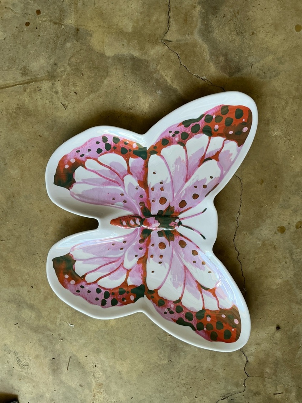 Nicole Miller melamine butterfly platter